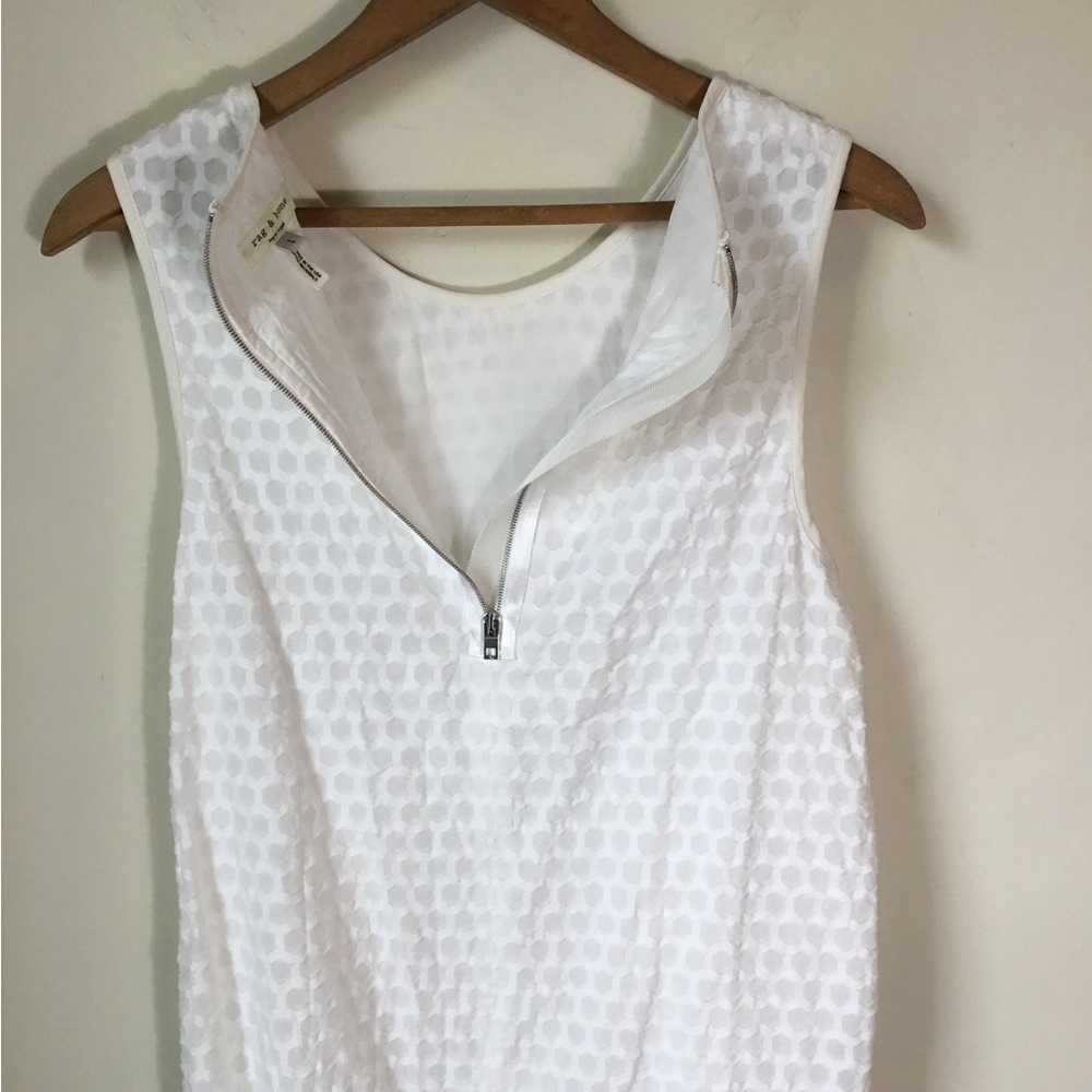 Rag & Bone Evie Honeycomb Sleeveless Shift‎ Dress - Picture 4 of 8